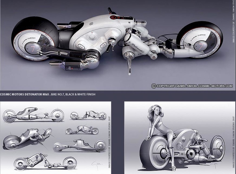 Illustration for article titled Tron 2 Vehicle Designer Daniel Simon Is an Intergalactic Hardware Visionary